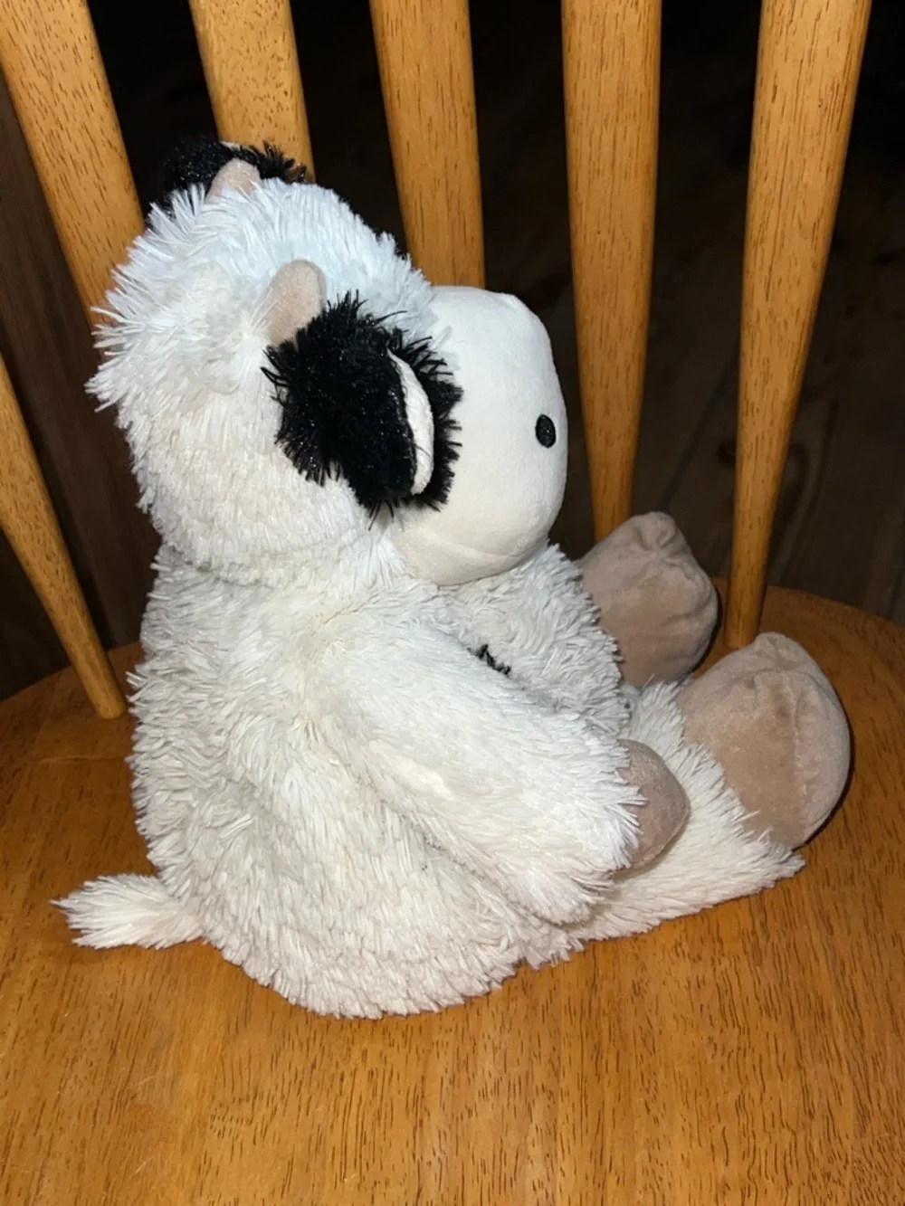 Warmies Microwavable Plush Black White Cow Bull 13